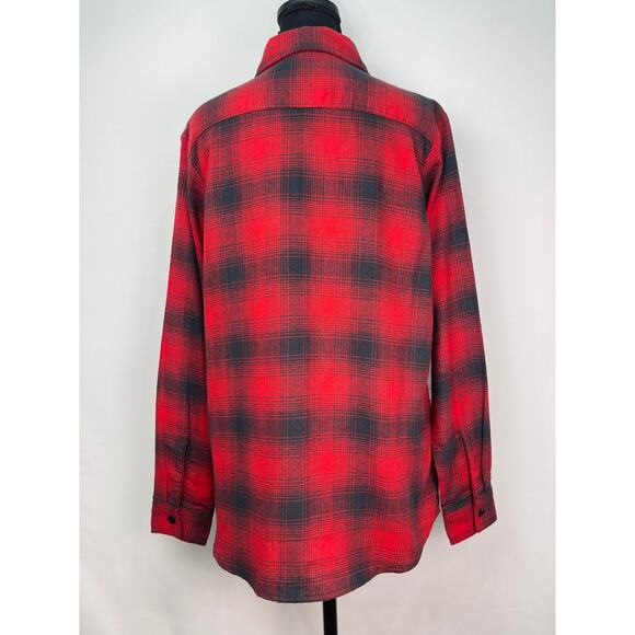 NWT Dickies Women’s Red & Black Plaid Flannel Shirt Size Small - Picture 5 of 10